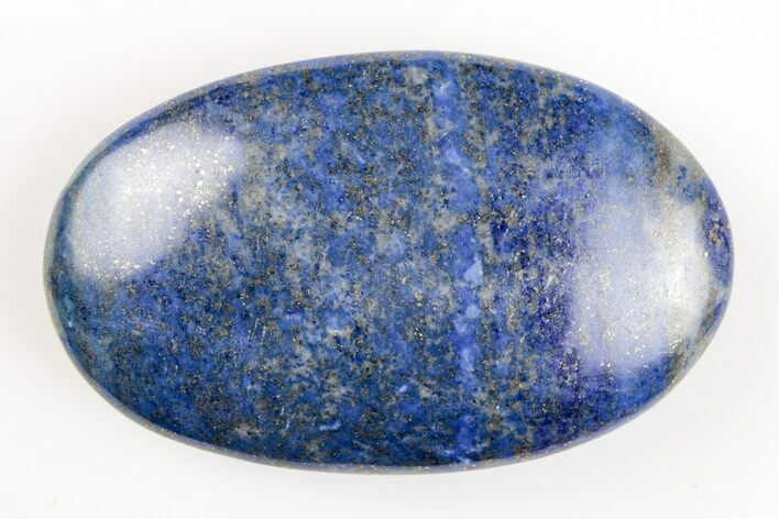 Polished Lapis Lazuli Palm Stone - Pakistan #187610
